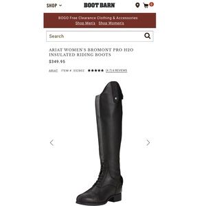 ARIAT WOMEN'S BROMONT PRO H2O INSULATED